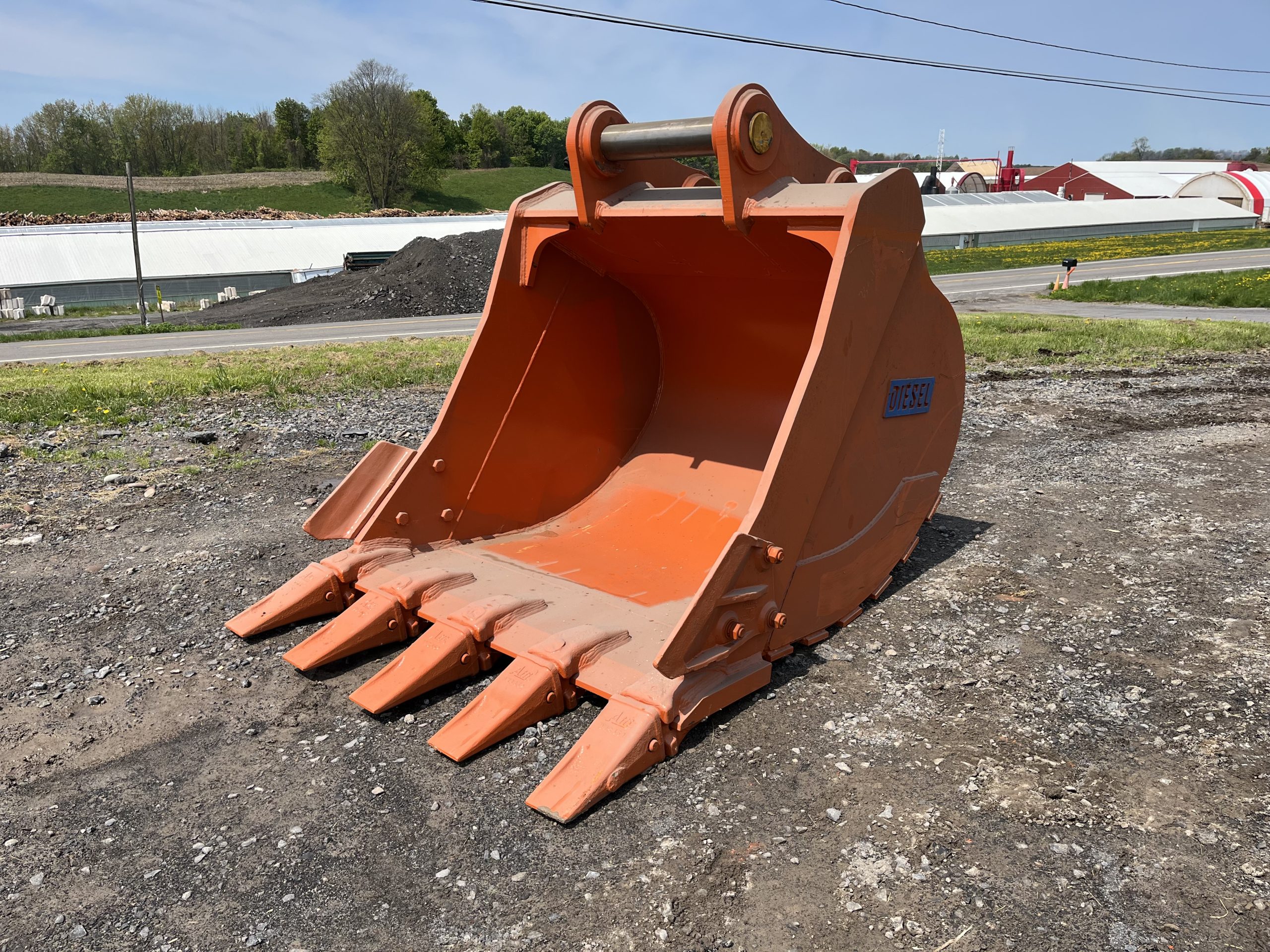 54'' HD Tooth Bucket for ZX350 Excavator with 100mm pins